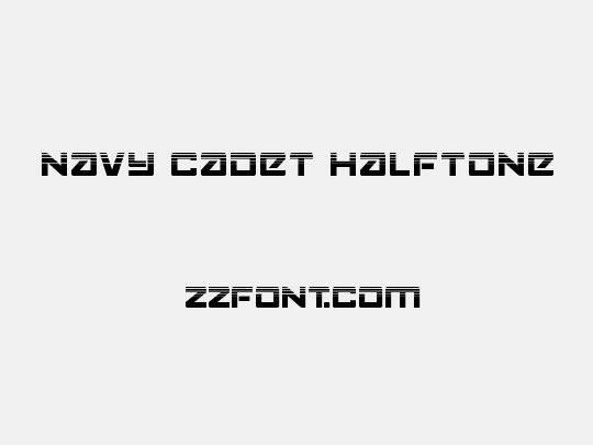 Navy Cadet Halftone