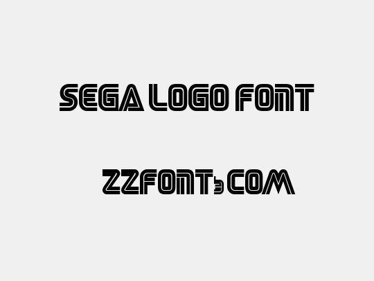 SEGA LOGO FONT