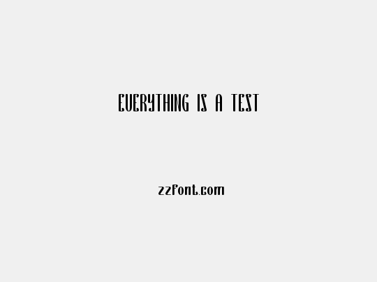 EVERYTHING IS A TEST