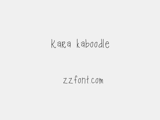 Kara kaboodle
