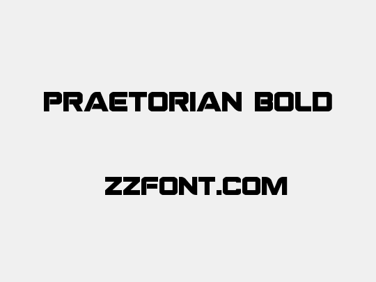 Praetorian Bold