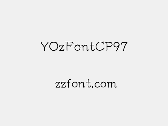 YOzFontCP97