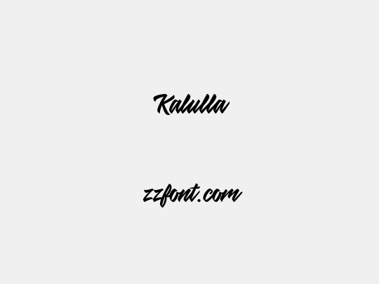 Kalulla