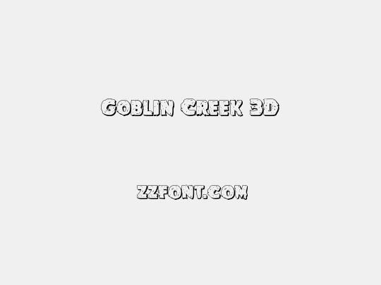 Goblin Creek 3D