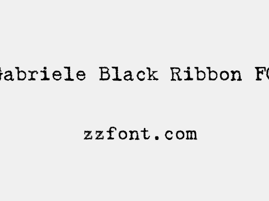 Gabriele Black Ribbon FG