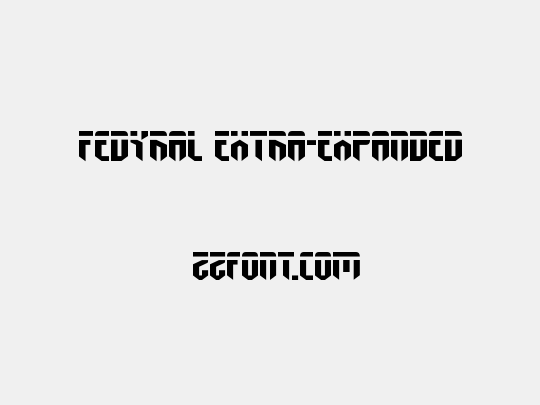 Fedyral Extra-Expanded