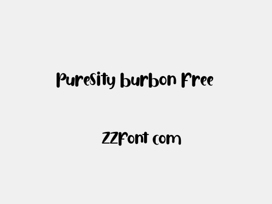 Puresity Burbon FREE