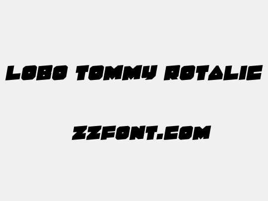 Lobo Tommy Rotalic