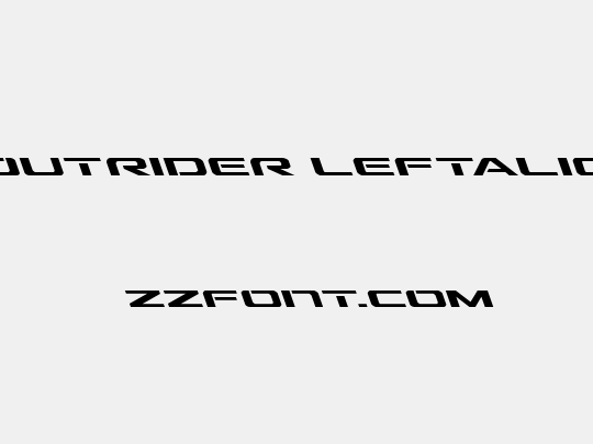 Outrider Leftalic