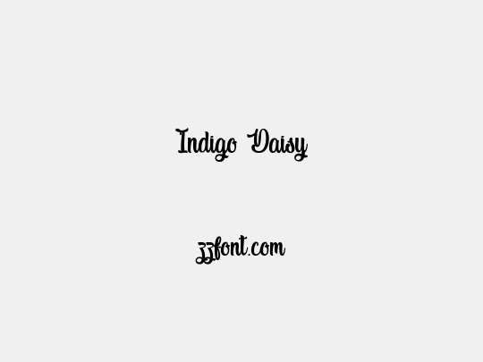 Indigo Daisy