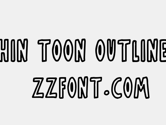 Thin Toon Outlines