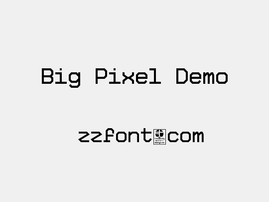 Big Pixel Demo