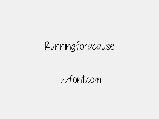 Runningforacause
