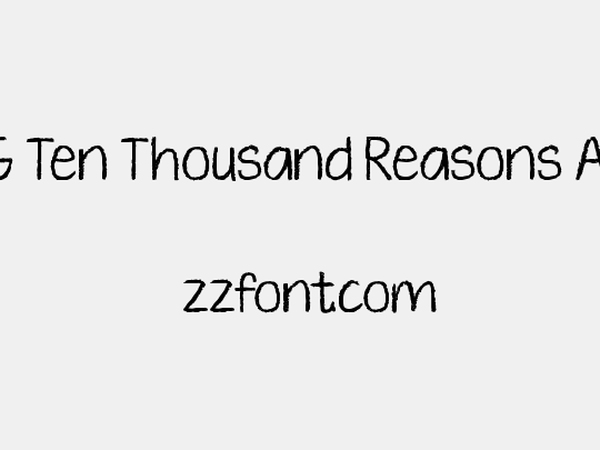 KG Ten Thousand Reasons Alt
