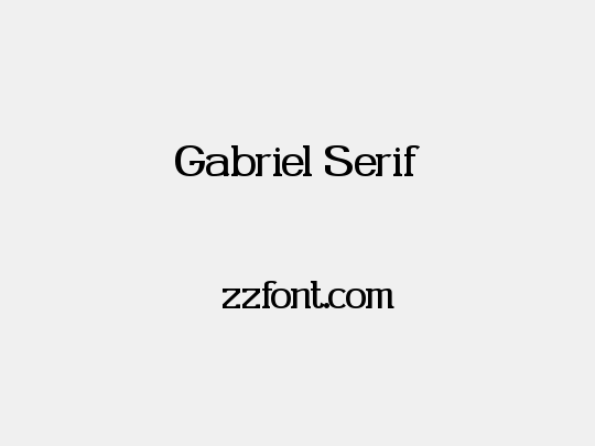Gabriel Serif