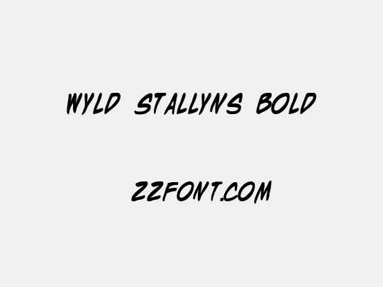 Wyld Stallyns Bold