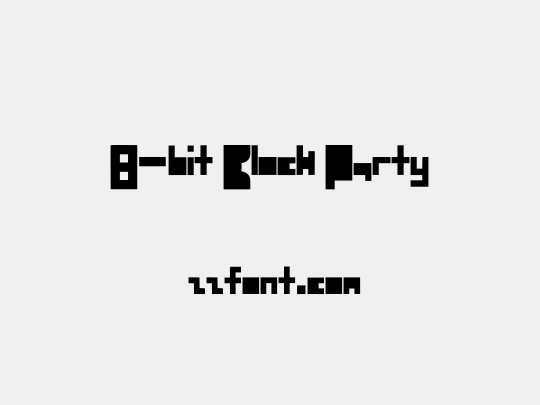 8-bit Block Party