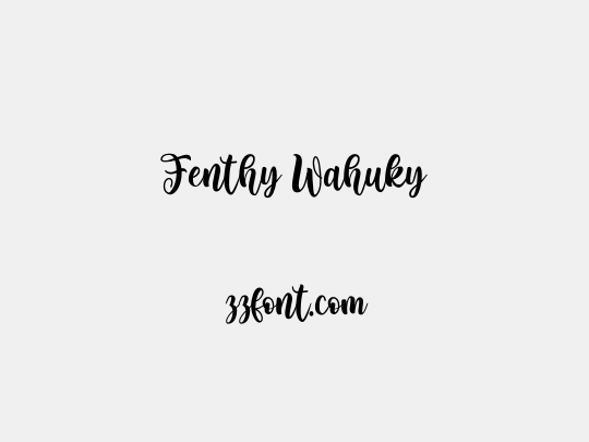 Fenthy Wahuky