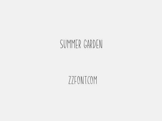 Summer Garden