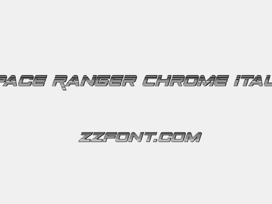 Space Ranger Chrome Italic