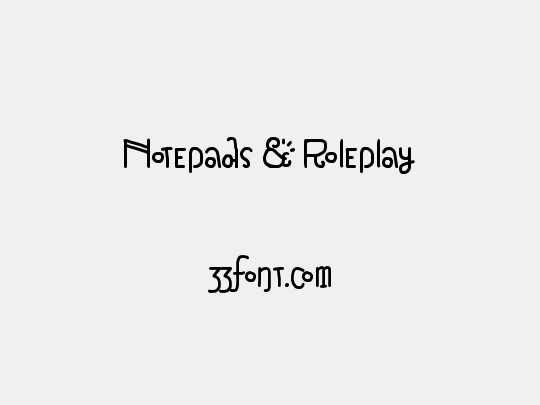 Notepads & Roleplay