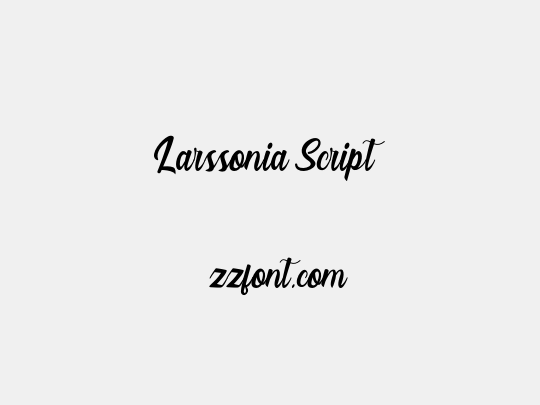 Larssonia Script