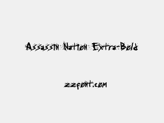 Assassin Nation Extra-Bold