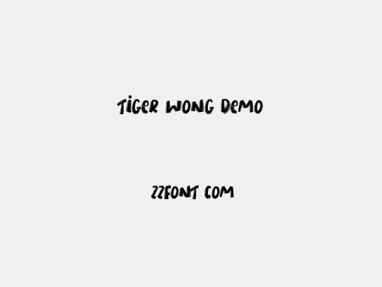 Tiger Wong Demo
