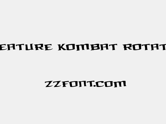 Kreature Kombat Rotated