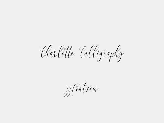 Charlotte Calligraphy