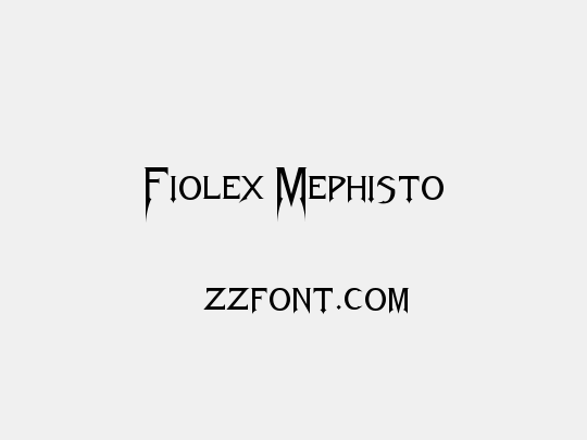 Fiolex Mephisto