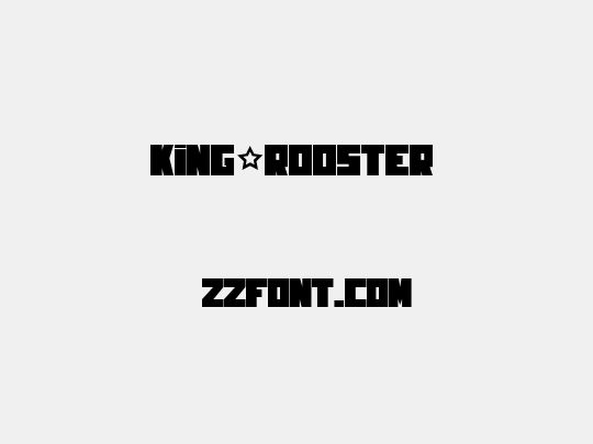 KING&ROOSTER 