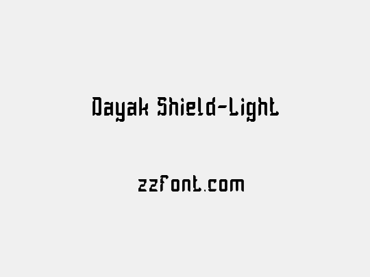 Dayak Shield-Light