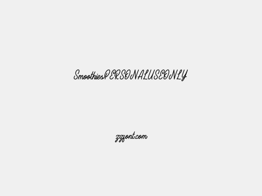 SmoothiesPERSONALUSEONLY