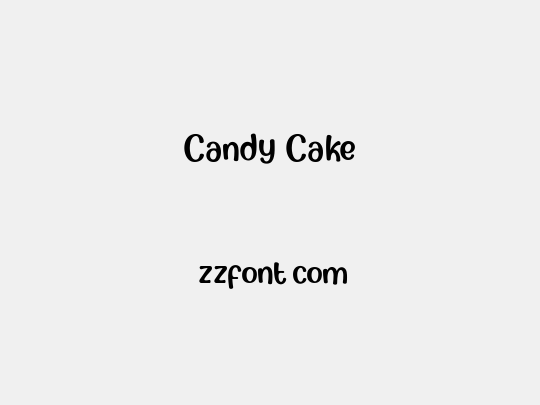 Candy Cake
