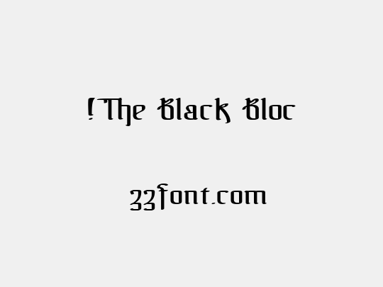 !The Black Bloc