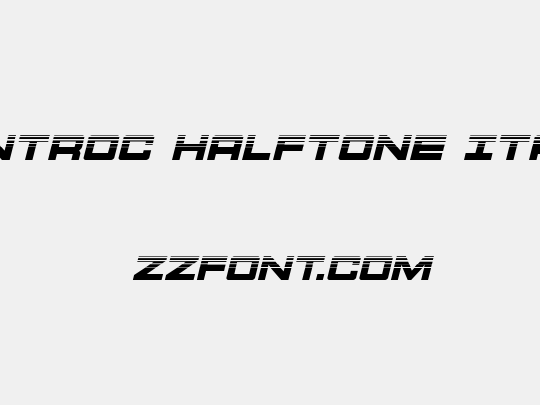 Montroc Halftone Italic