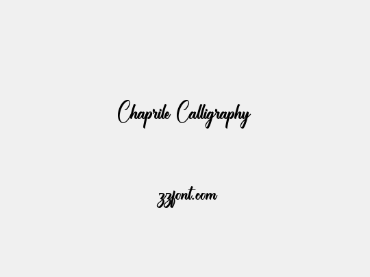 Chaprile Calligraphy