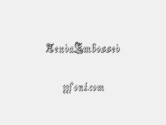 ZendaEmbossed