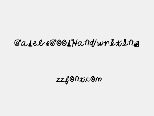 CalebsCoolHandwriting