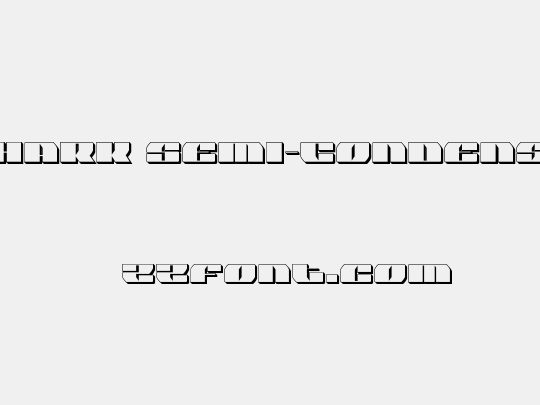 Joy Shark Semi-Condensed 3D