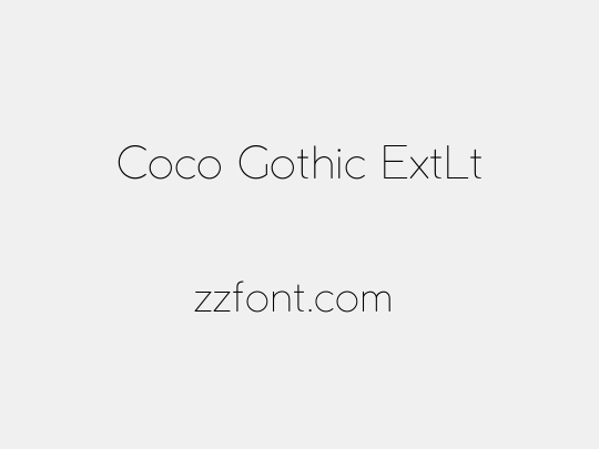 Coco Gothic ExtLt