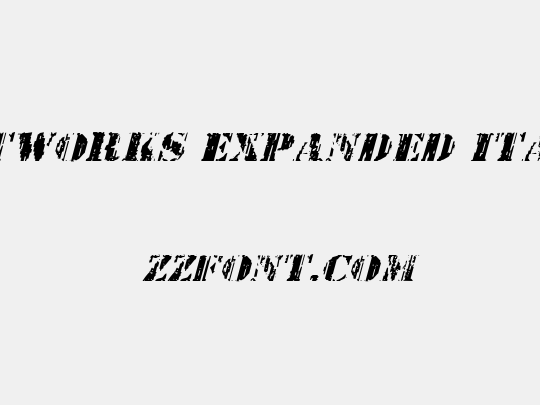 Wetworks Expanded Italic