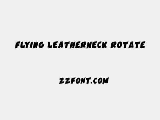 Flying Leatherneck Rotate