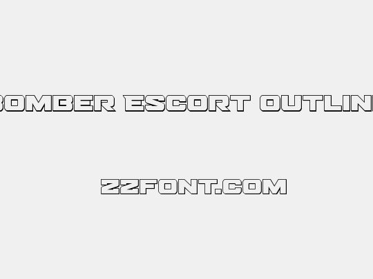 Bomber Escort Outline