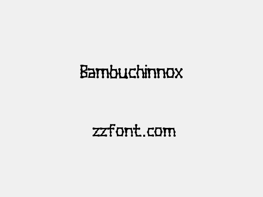 Bambuchinnox