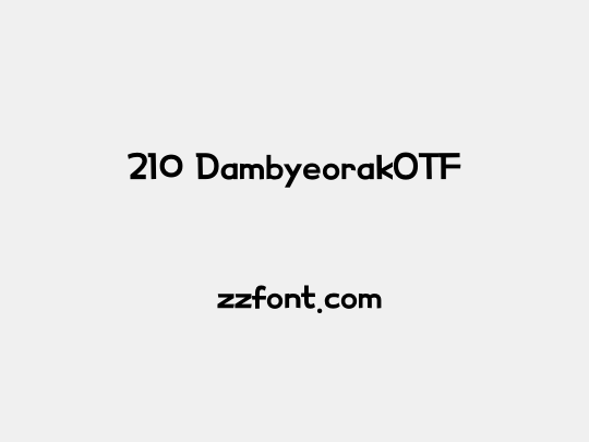 210 DambyeorakOTF