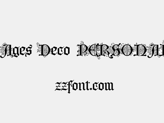 Middle Ages Deco PERSONAL USE