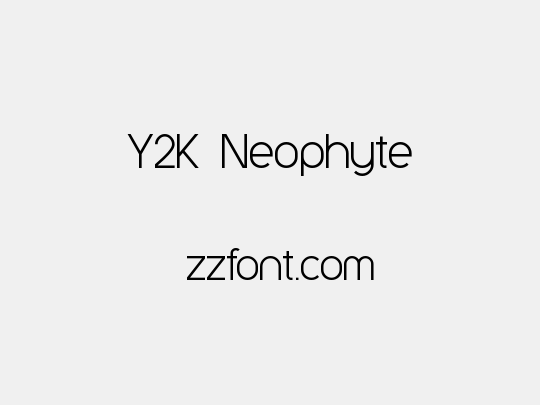 Y2K Neophyte