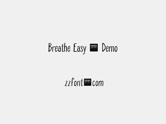 Breathe Easy - Demo